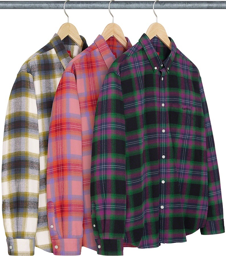 Brushed Plaid Flannel Shirt